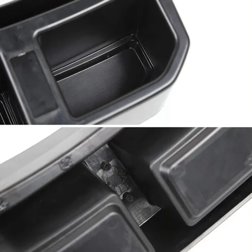 Miniatura 4 de JeCar Portavasos trasero montado en la consola del suelo, organizador de almacenamiento en el asiento trasero, accesorios interiores compatibles