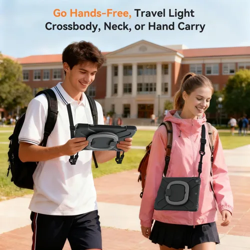 Miniatura 7 de Funda para iPad de 10.2 pulgadas de 9ª generación 2021 / 8ª generación 2020 / 7ª 2019, funda a prueba de golpes para niños con protector