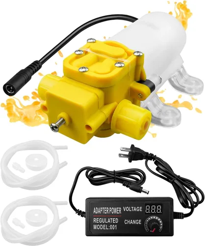 Bomba eléctrica de transferencia de vino para el hogar con regulador de velocidad de 110 V, bombas de bebidas de bajo ruido, bomba de cerveza