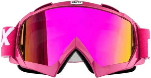 Miniatura 15 de BATFOX Gafas de Motocicleta Gafas Protectoras Moto de Cross Motocross Seguridad ATV Táctica Conducción (Azul Negro, Adulto)