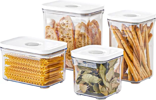 Miniatura 9 de VAKUEN Set Inicial Premium de Recipientes Herméticos de Almacenamiento de Alimentos y Máquina Selladora al Vacío, Juego de 4 Piezas con Sellador