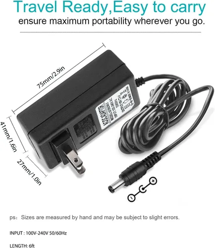 Miniatura 5 de Adaptador de CC de 20 V para Sony SRS-XG500 SRSXG500, para altavoz de fiesta de la serie X Sony, altavoz Bose Solo 5, sistema de sonido de TV
