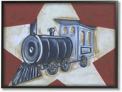 Miniatura 27 de Placa de pared The Kids Room by Stupell Aviones, trenes y automóviles, 16 x 20 pulgadas
