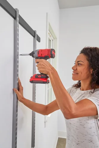 Miniatura 4 de Rubbermaid Fasttrack Rail Storage - Kit de 3 estantes de 48 x 16 pulgadas, 350 libras por estante, para el hogar, garaje, cobertizo/organización