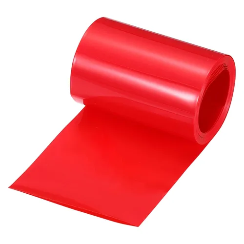 Miniatura 6 de MECCANIXITY Envoltura de Batería de PVC Termorretráctil de 127 mm de Diámetro 200 mm Plana 10 Pies (3 metros) Negra con Buena Aislación para Paquete