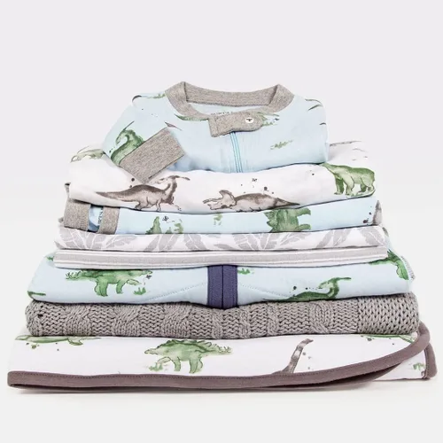 Miniatura 4 de Burt's Bees Baby Baby Boys' Pajamas, Zip-Front Non-Slip Unisex Footed Sleeper Pjs, Organic Cotton