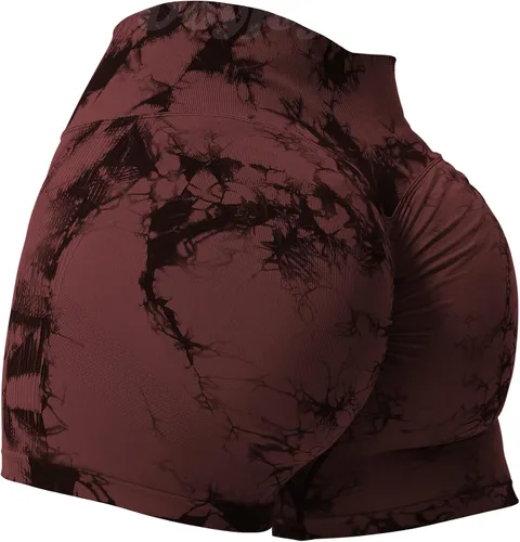 VOYJOY Pantalones cortos de entrenamiento para mujer de 3.6 pulgadas, con levantamiento de glúteos, pantalones cortos de gimnasio sin costuras para