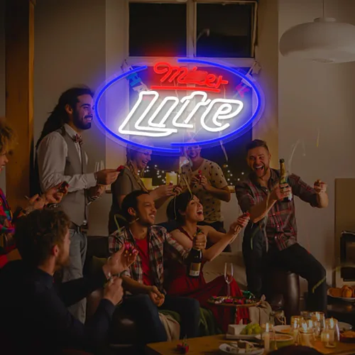 Miniatura 6 de Letrero de neón de cerveza, luces de neón de cerveza, letreros LED para pared, para hombre, cueva, pub, hogar, fiesta, dormitorio, barra de neón