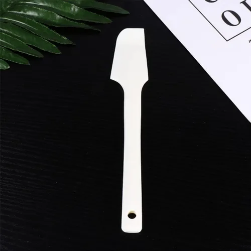Miniatura 5 de Hemoton Paquete de 2 espátulas de silicona, raspadores pequeños flexibles con asas ergonómicas para hornear pasta de frijoles endulzados