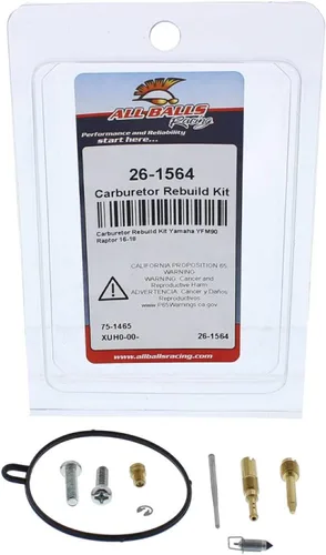Miniatura 3 de All Balls Kit de carburador de carreras, completo 26-1564 compatible con/reemplazo para Yamaha YFM90 Raptor 2016-2018