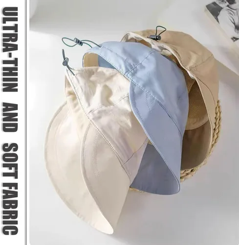 Miniatura 3 de huablo UPF 50+ Womens Sun Hat Wide Brim Sun Hat UV Protection Hiking Fishing Hat Adjustable Head Circumference for Easy Carry Negro