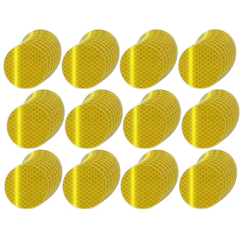 Miniatura 79 de Cinta reflectante blanca de 4 pulgadas, adhesivo de seguridad de advertencia impermeable para exteriores (10 pies)