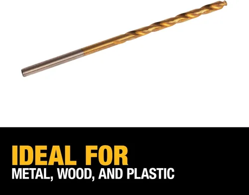 Miniatura 2 de DEWALT DW1306 - Broca helicoidal de titanio con punta aguzada (332 pulgadas)
