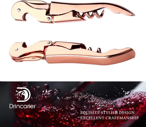 Miniatura 5 de Sacacorchos para camareros, sacacorchos profesional, llave de vino de acero inoxidable para camareros de restaurantes, sacacorchos clásico todo