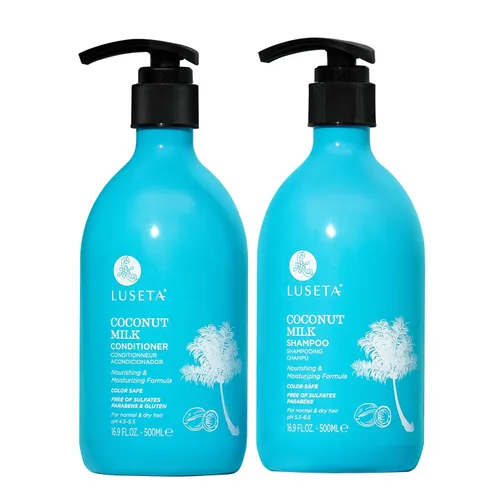 Miniatura 21 de Luseta - Juego de champú y acondicionador de queratina tratamiento hidratante para cabello seco, suavizar y reparar el cabello dañado para mujeres