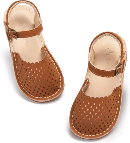 Miniatura 221 de THEE BRON Sandalias cómodas para niñas, zapatos para niños, sandalias rellenas