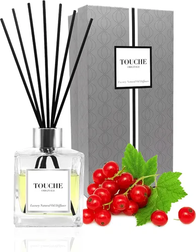 Miniatura 15 de TOUCHE Difusor de caña natural de lujo. Fragancia perfumada para el hogar de larga duración. Aceite esencial natural sin alcohol. Botella de vidrio