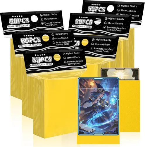 Miniatura 20 de Fundas para Cartas Coleccionables de Ajuste Perfecto, Fundas Mate TCG, Protector de Tarjetas Deportivas Suave para Tarjeta Fotográfica, Fácil