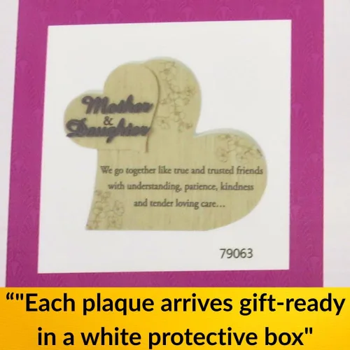 Miniatura 6 de UNIDECO Regalos especiales para el día de la madre, regalos del día de la madre para hija de mamá y papá, decoración de corazón para pared, regalo