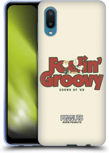 Miniatura 98 de Head Case Designs Funda de gel Woodstock 50th con licencia oficial de Peanuts Snoopy Guitar 1969 [protección de grado militar] compatible