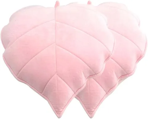 Miniatura 4 de Cyprinus Carpio Cojín de almohada para el hogar en forma de hoja 3D, almohada lumbar para el hogar, almohada decorativa para el hogar, paquete de 2