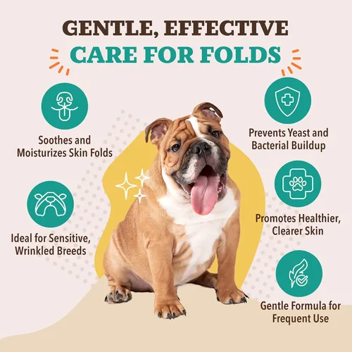 Miniatura 5 de Natural Dog Company Bálsamo antiarrugas para perros – Bálsamo antiarrugas para perros para pliegues de la piel, arrugas faciales y arrugas, crema