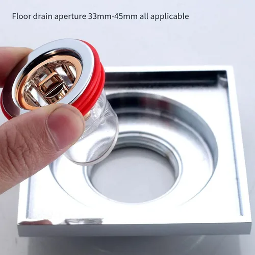 Miniatura 2 de Desagüe de piso de cocina, drenaje unidireccional antireflujo, tapa antiolor para tuberías de tuberías en inodoro, baño, cocina, A231