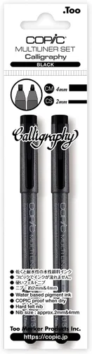 Miniatura 12 de Copic Markers SP Multiliner juego A con punta reemplazable Negro Sp