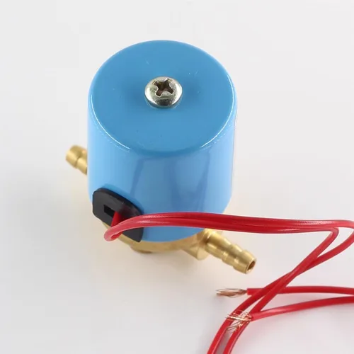 Miniatura 3 de Dia.5mm Pipe Miniature Normally Closed Control Water, Air Solenoid Valve 6~17bar DC 12V 24V 1Pcs(17bar Orifice 1.5mm,DC 24V_VITON 120 CELSIUS)