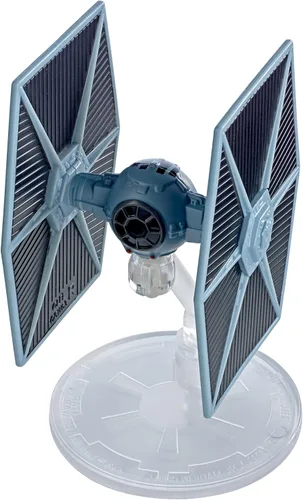Miniatura 8 de Hot Wheels Star Wars Rogue One nave espacial, Darth Vader TIE Advanced X1