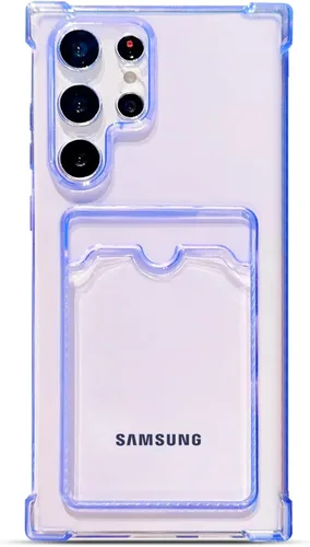 Miniatura 150 de Tuokiou Funda para Samsung Galaxy A14 5G, Fundas Protectoras Transparentes con Ranura para Tarjetas, Funda Cartera de TPU Suave Ajustada Resistente