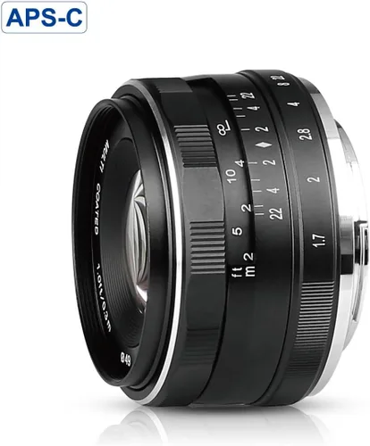 Miniatura 2 de Meike MK-E-35-1.7 35 mm F1.7 lente fijo de apertura grande APS-C para cámaras sin espejo digitales de montura Sony-E, NEX 3, NEX 3N, NEX 5, NEX 5T