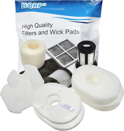 Miniatura 2 de HQRP Paquete de 2 filtros de espuma y fieltro XFFV300 de repuesto para aspiradoras verticales ultraligeras Shark Rocket Deluxe UV450 UV450_26 HV300