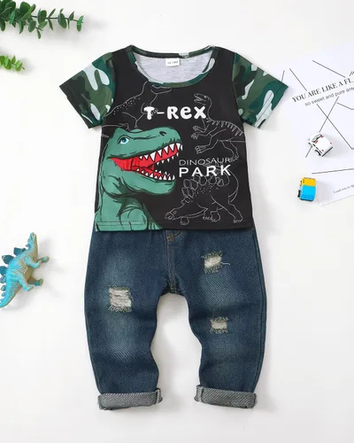 Miniatura 132 de Renotemy Ropa de bebé para niño, trajes de mezclilla, sudadera con capucha para bebés, pantalones de mezclilla, ropa para niños pequeños