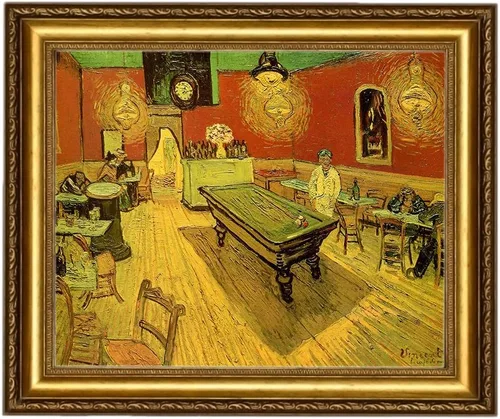 Miniatura 28 de ELITEART -Noche estrellada sobre el ródano por Vincent Van Gogh Giclée Art Canvas Prints- Tamaño del marco: 28 x 35 pulgadas
