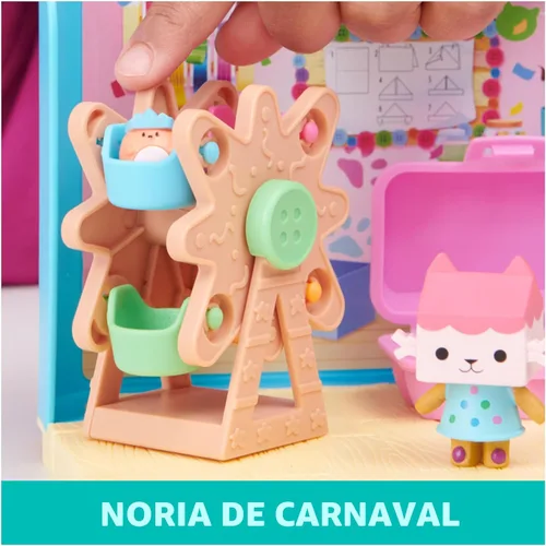 Miniatura 6 de Gabby's Dollhouse, habitación Baby Box Cat Craft-A-Riffic con figura exclusiva, accesorios, muebles y entrega de casa de muñecas, juguetes
