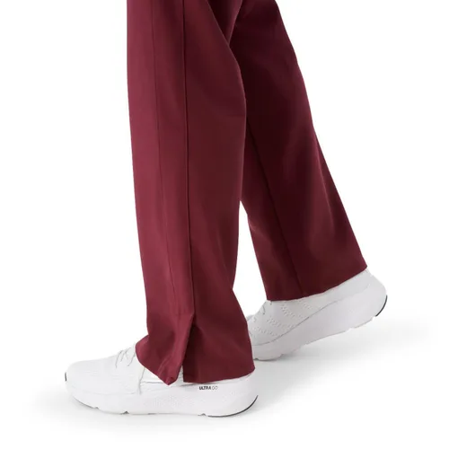 Miniatura 83 de ave. Varick - Pantalón médico de tiro medio para mujer, pierna recta, seis bolsillos, color azul caribeño, talla S