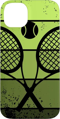 Miniatura 14 de Raqueta de jugador de tenis para iPhone 13 con cancha de pelota de tenis Vintage Retro Case