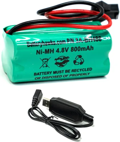 Miniatura 5 de 4.8v 800mAh Ni-MH batería para RC coche barco alto rendimiento general control remoto