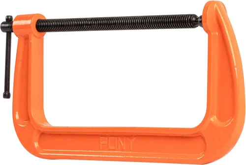Miniatura 3 de Pony Jorgensen 2680 Abrazadera C de 8 pulgadas, naranja