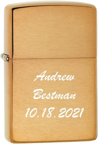 Miniatura 21 de Encendedor de aceite personalizado ZIPPO clásico a prueba de viento grabado (hielo negro)