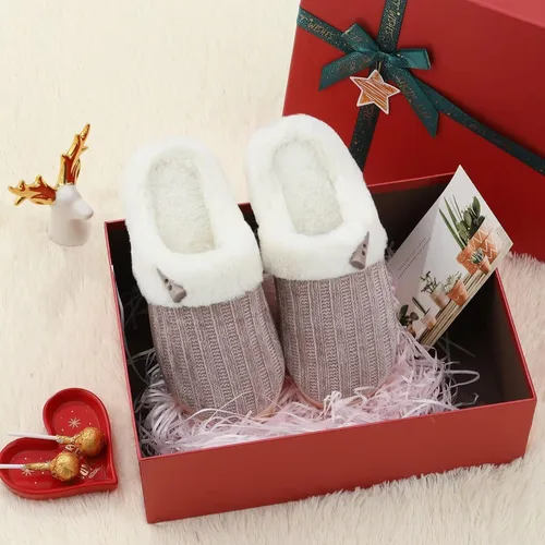 Miniatura 7 de NineCiFun Pantuflas cómodas de casa para mujer, de espuma viscoelástica, mullidas, para interiores, exteriores, antideslizantes, para el hogar