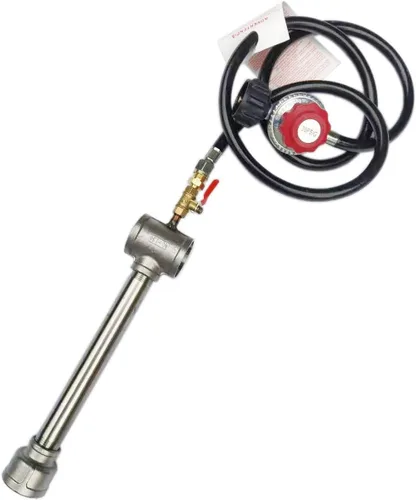 Miniatura 5 de Quemador de forja de propano con regulador, fabricación de cuchillos quemador de forja de gas para herrería horno de fundición de metal