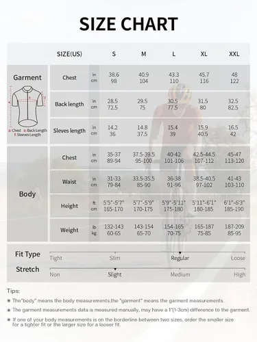 Miniatura 6 de ARSUXEO Camiseta de ciclismo de manga corta para hombre 636