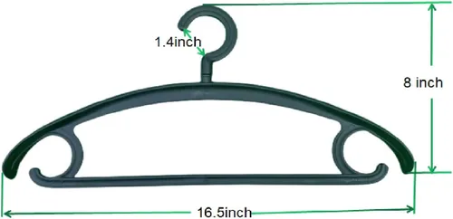 Miniatura 2 de Paquete de 10 perchas resistentes con capacidad de carga de 25 libras, colgador giratorio para ropa para trajes, perchas de hombro ancho