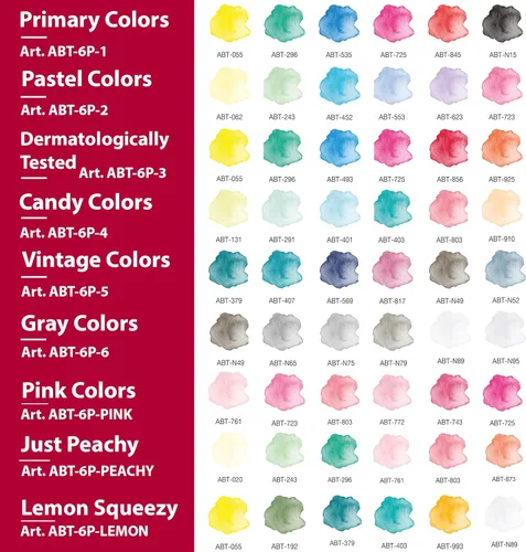 Miniatura 6 de Tombow ABT-6P-4 ABT - Bolígrafos de doble pincel, color caramelo (paquete de 6)