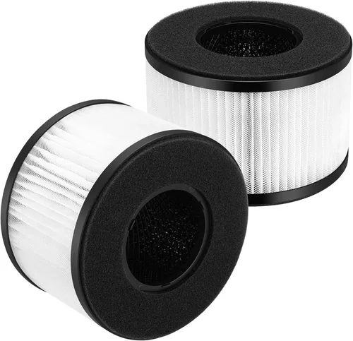 Miniatura 8 de Paquete de 2 filtros de repuesto BS-03 para purificador de aire PARTU BS-03 Parte U, Parte X y Slevoo BS-03, filtración 3 en 1 con filtro HEPA