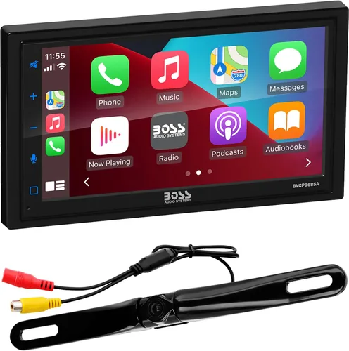 Miniatura 7 de BOSS Audio Systems BCP62 Estéreo para Auto - Apple CarPlay, Doble DIN, Pantalla Táctil Capacitiva de 6.2 Pulgadas, Bluetooth, Sin Reproductor