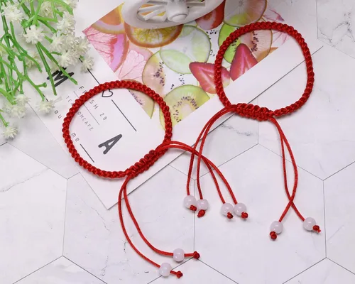 Miniatura 3 de PENTA ANGEL Pulsera de cuerda de mano roja, 12 piezas, ajustable, trenzada, correa de cordón de la suerte para protección, éxito, amistad