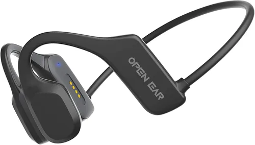 UltraComfort Auriculares de conducción ósea de oreja abierta, auriculares inalámbricos Bluetooth 5.3, IPX5 impermeable, 8 horas de reproducción,